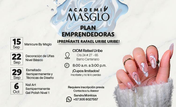 Evento virtual Academia Masglo