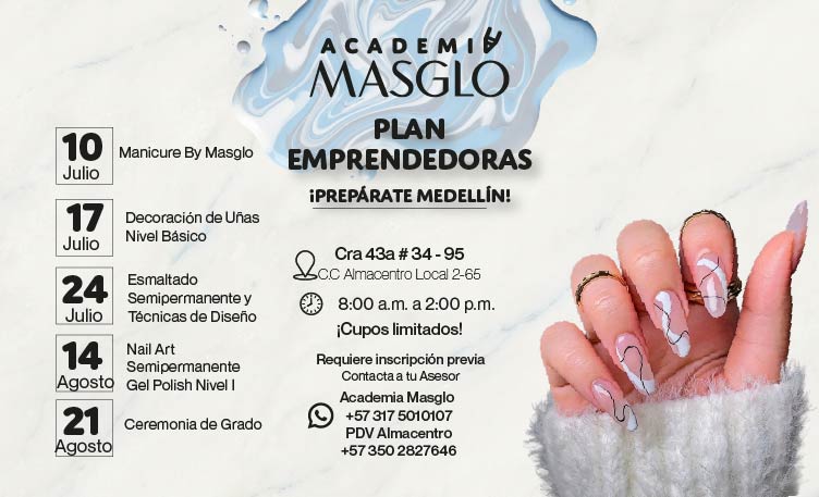 Evento virtual Academia Masglo