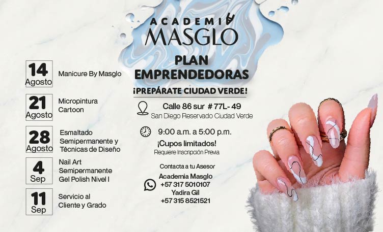 Evento virtual Academia Masglo