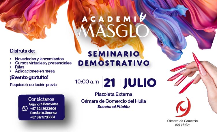 Evento virtual Academia Masglo