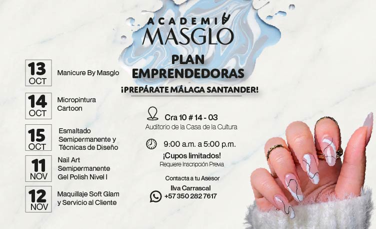 Evento virtual Academia Masglo