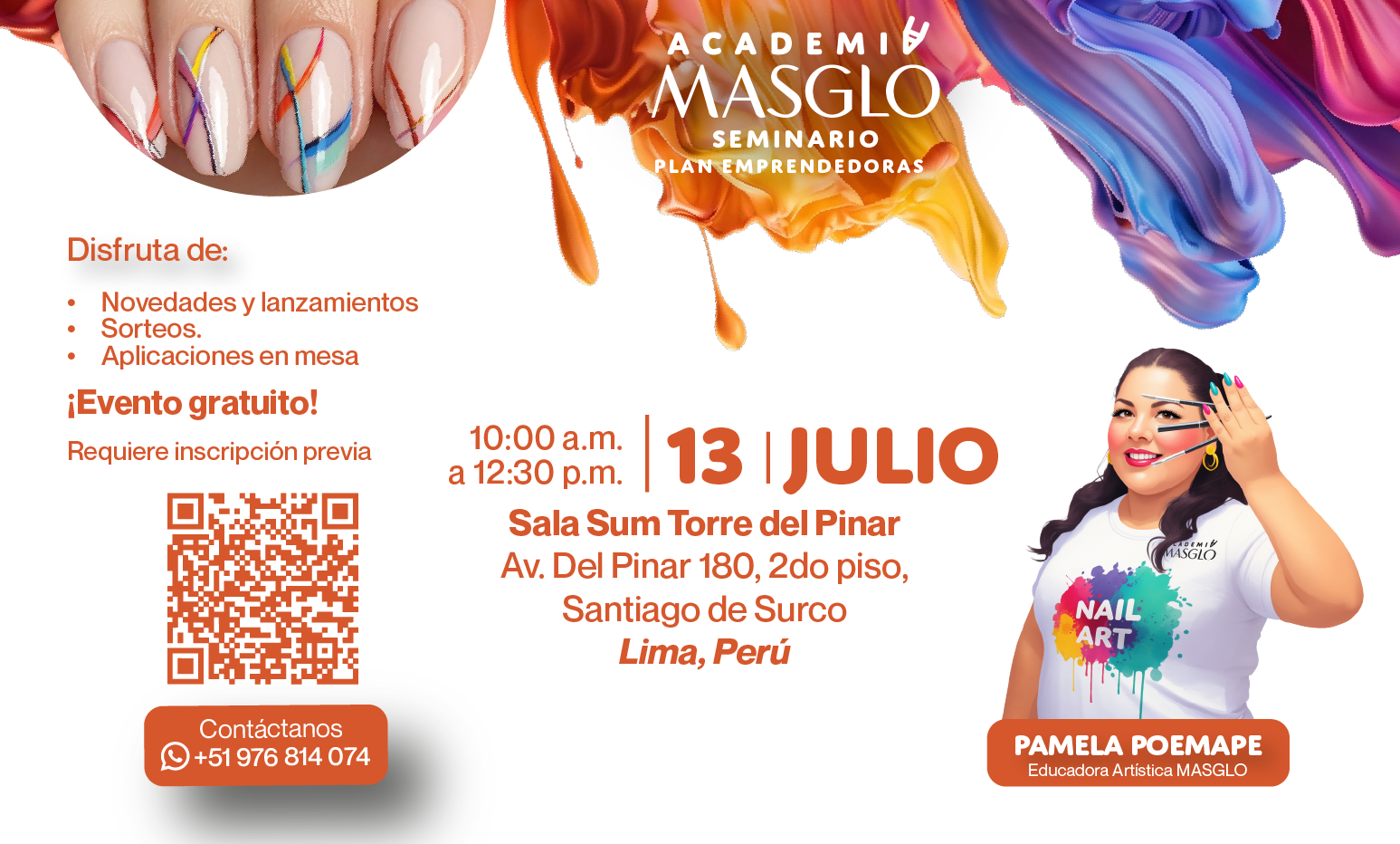 Evento virtual Academia Masglo