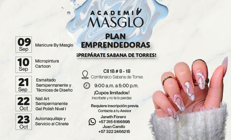 Evento virtual Academia Masglo