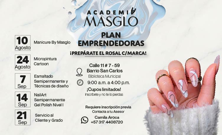 Evento virtual Academia Masglo