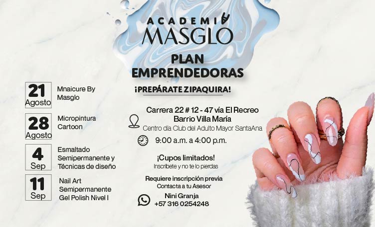 Evento virtual Academia Masglo